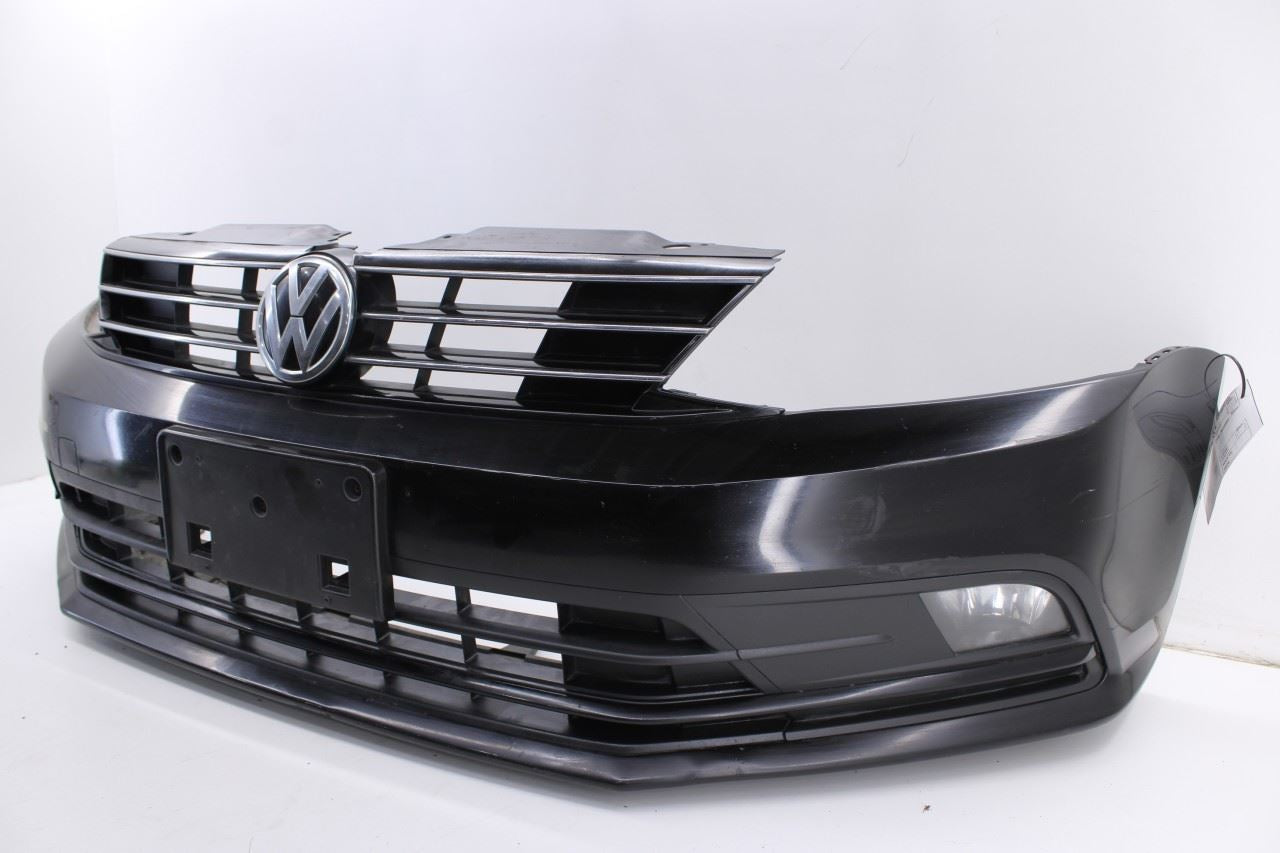 15-18 Volkswagen Jetta Sport Front Bumper Cover w Radiator Grille 5C6807217AGGRU - Alshned Auto Parts