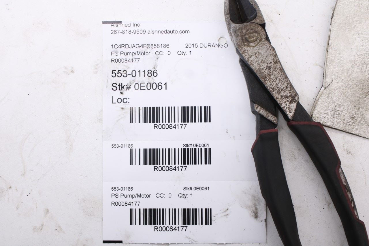 2014-2015 Dodge Durango SXT 3.6L Electro-Hydraulic Power Steering Pump 5154663AB - Alshned Auto Parts