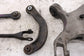 15-23 Ford Mustang Convertible V6 RWD Rear Passenger Right Side Control Arm Set4