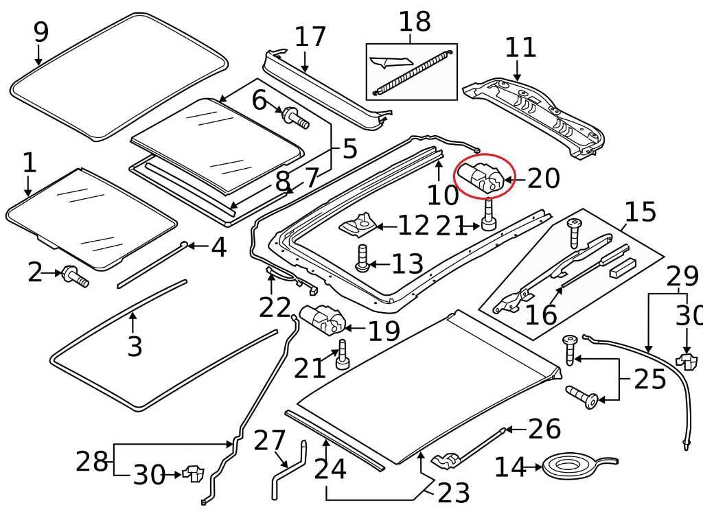 2011-2018 Porsche Cayenne Platinum Rear Sunroof Sun Roof Motor 7P0959591C OEM - Alshned Auto Parts