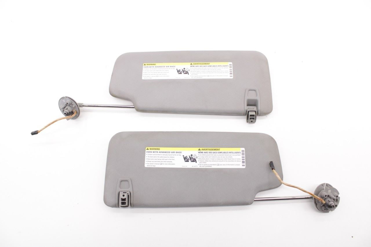 17-23 GMC Acadia SLT-1 Front RH and LH Side Sun Visor Set w/ Illuminated Mirror - Alshned Auto Parts