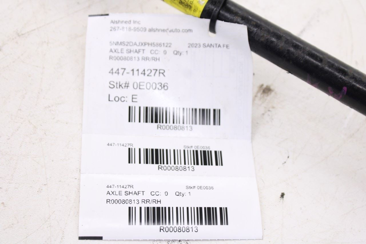 2021-2023 Hyundai Santa Fe SEL AWD Rear Right Side CV Axle Drive Half Shaft11