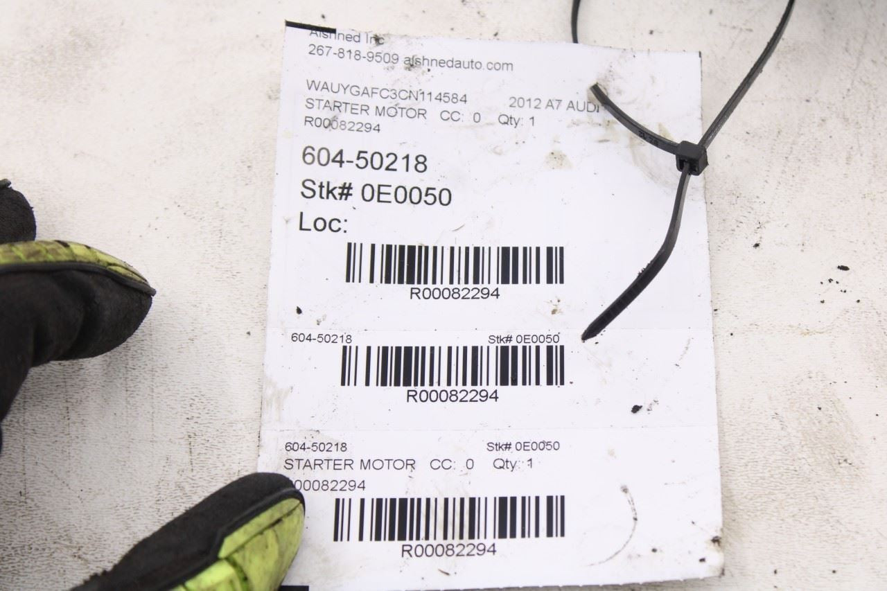2012-2015 Audi A7 Premium 3.0L Engine Starter Motor 079-911-021-G OEM13