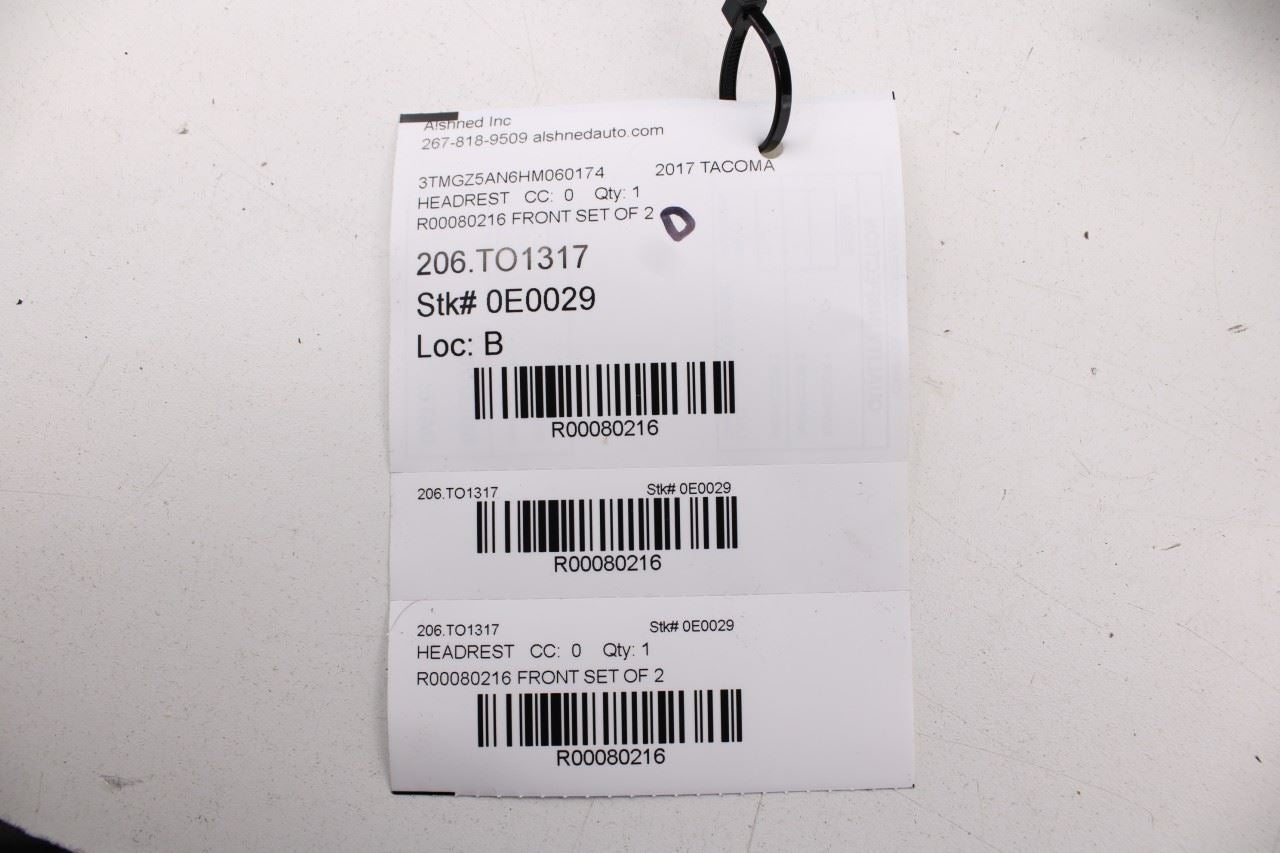 15-23 Toyota Tacoma Limited 3.5L 4WD Front Right and Left Side Seat Headrest Set - Alshned Auto Parts