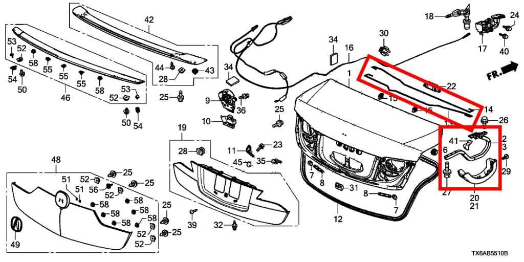 2013-22 Acura ILX Technology A-Spec Rear Liftgate Right and Left Side Hinge Set - Alshned Auto Parts