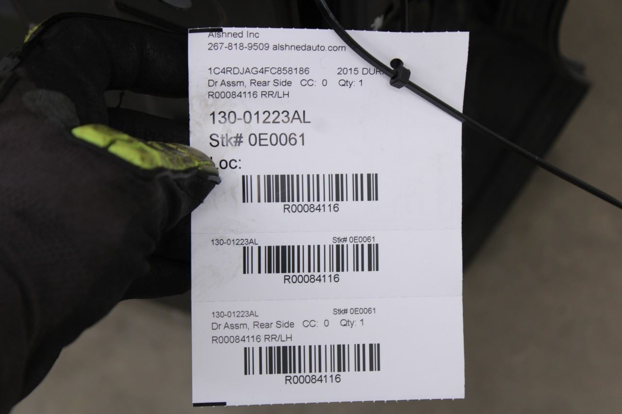 2011-2025 Dodge Durango SXT Rear Left Driver Side Door Shell Panel 55369481AK - Alshned Auto Parts