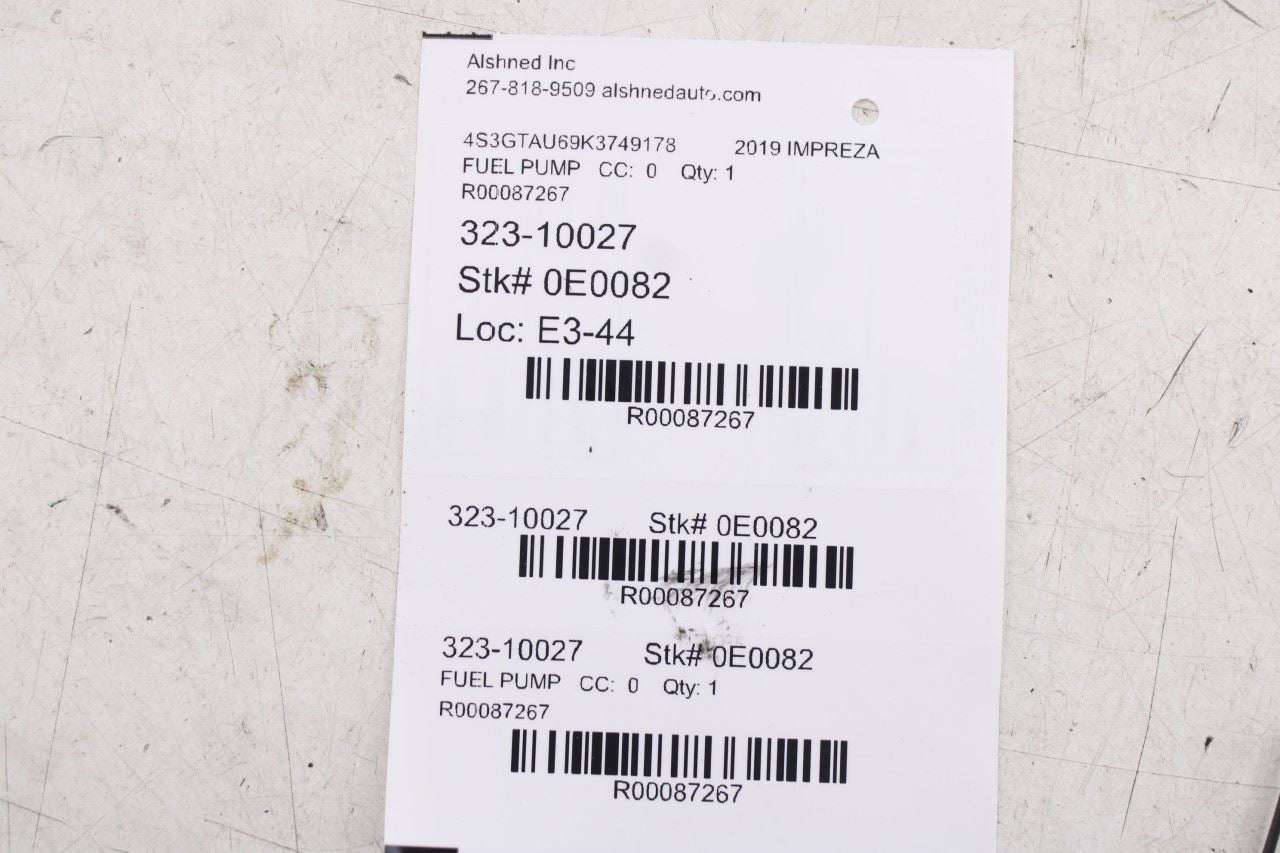 2017-2023 Subaru Impreza 2.0I Limited Fuel Pump Assembly 42021FL02B OEM13