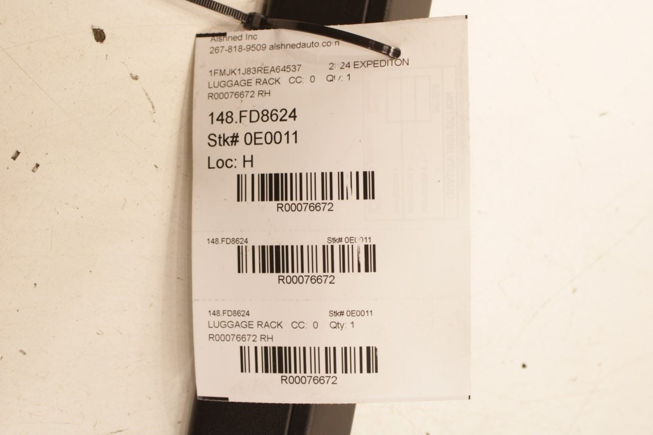 18-24 Ford Expedition MAX XLT Right Side Roof Luggage Rack Rail JL1Z-4055114-GA - Alshned Auto Parts