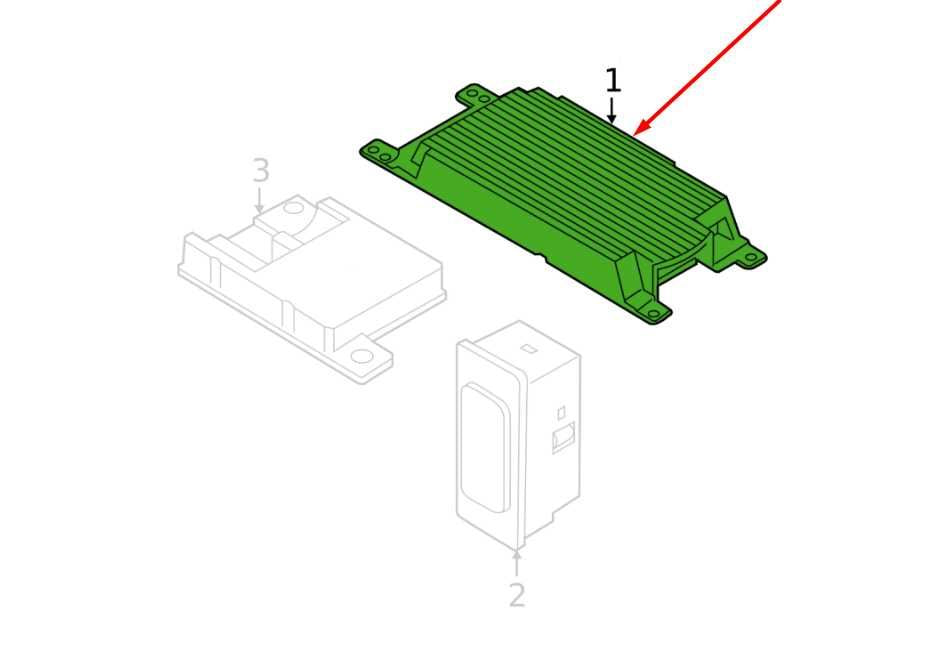 2011-2016 Mini Countryman Cooper S Harman Telematics Mobile Phone Control Module1