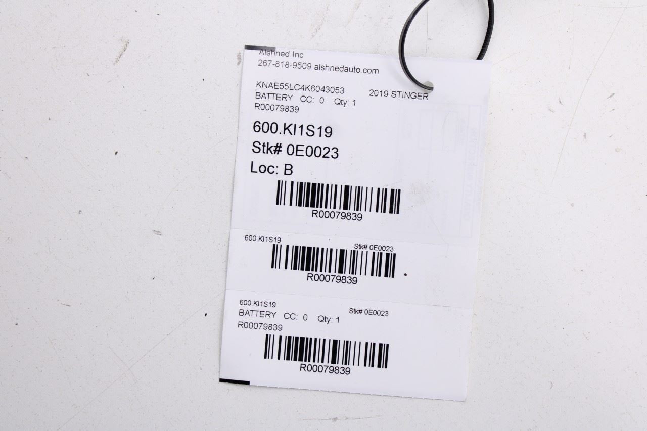 2018-2023 Kia Stinger GT2 AWD Alternator Battery Wire Harness 91870-J5011 OEM - Alshned Auto Parts