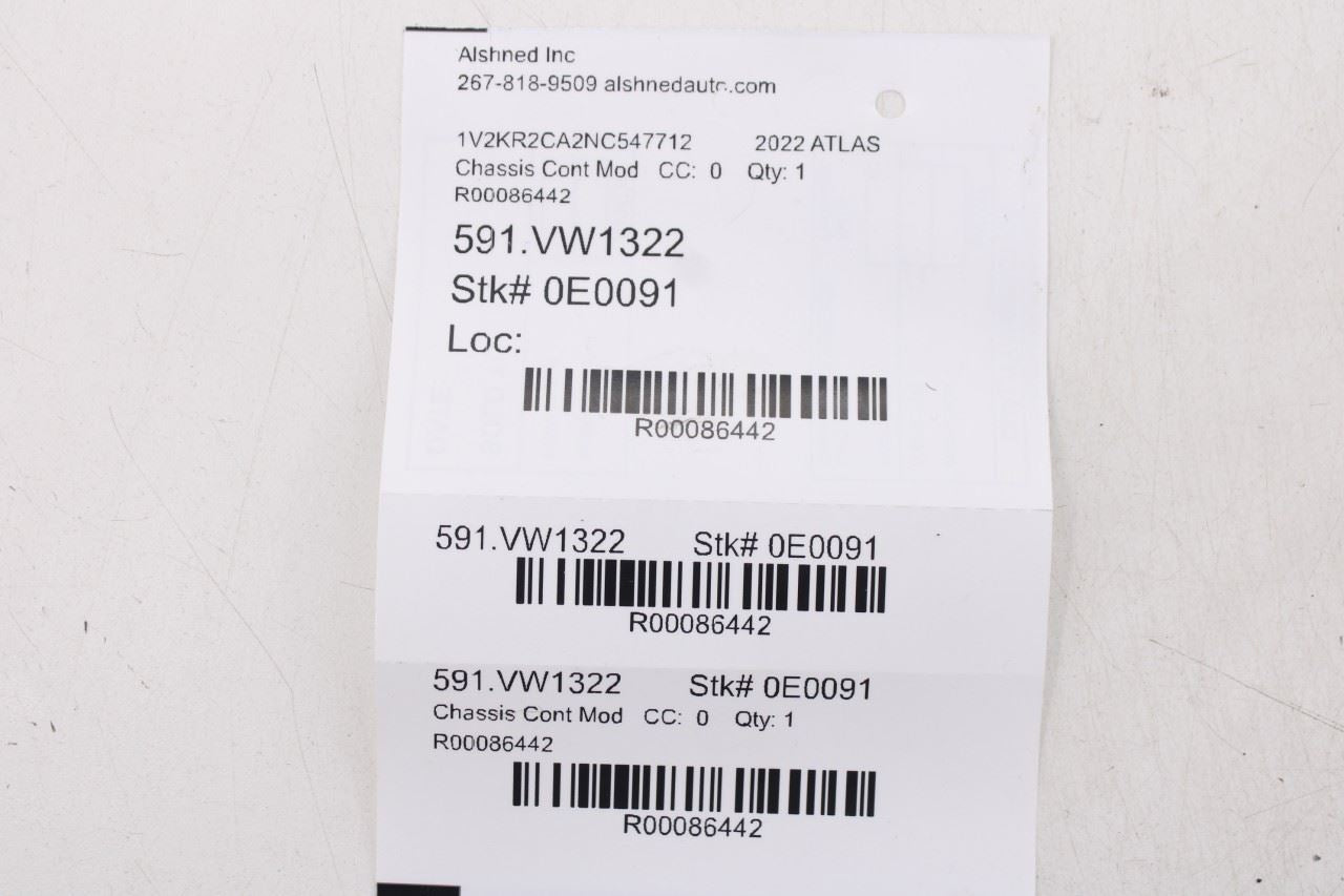 2022-2023 Volkswagen Atlas SE Telematics Communication Computer Control Module - Alshned Auto Parts