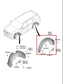 20-22 Hyundai Palisade Limited AWD RR Left Wheelhouse Liner Splash Shield *ReaD*1