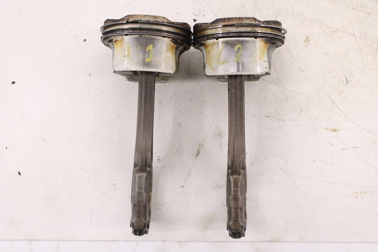 13-15 BMW 750i xDrive 4.4L Twin Turbo Engine Piston with Connecting Rod Set of 81
