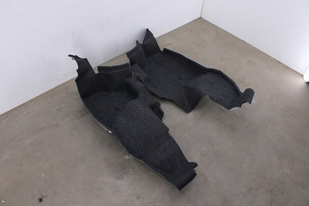 10-14 Ford Mustang Premium Conv V6 Rear RH and LH Inner Quarter Carpet Cover Set4