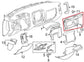 14-19 Chevrolet Silverado 1500 2WT Upper Glove Box Storage Compartment 231150951