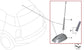 2013-2021 Mini Hardtop Cooper Roof Exterior Radio Antenna Base and Mast 87825921