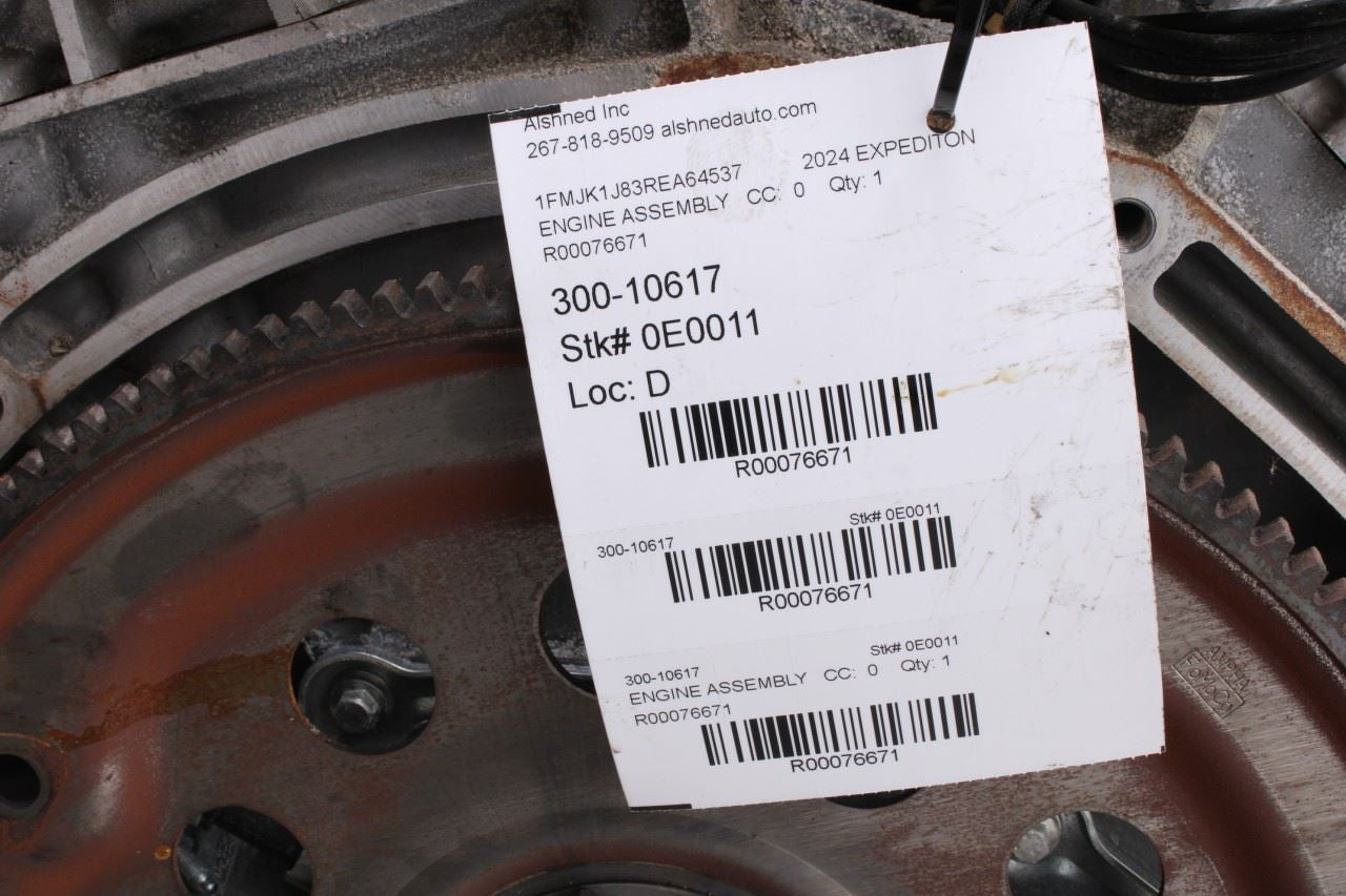 2022-2024 Ford Expedition MAX XLT 3.5L turbo Engine Motor VIN 8 8th digit 76K - Alshned Auto Parts