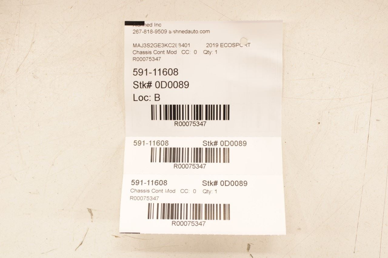 18-21 Ford EcoSport SE 1.0L FWD BCM Body Control Module Fuse Box HU5T-15604-HCS - Alshned Auto Parts