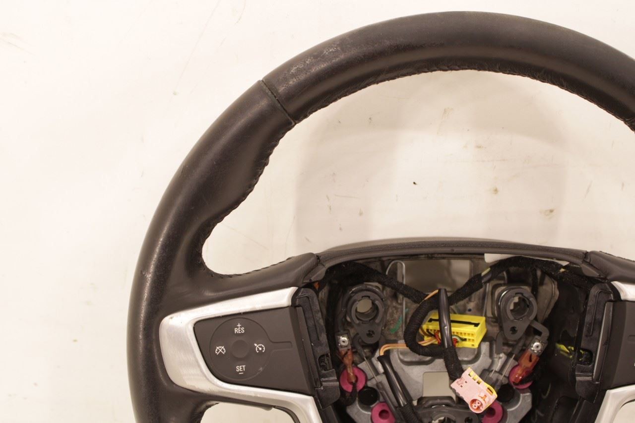 2017-2020 GMC Acadia SLT-1 3.6L AWD Steering Wheel Leather w/ Control Buttons - Alshned Auto Parts