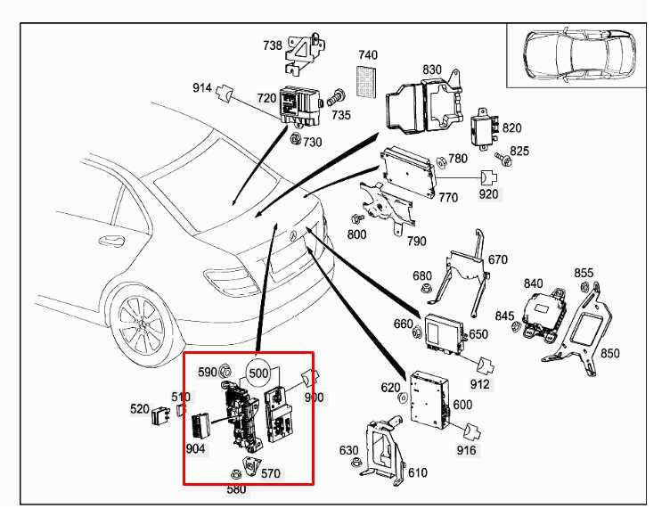 08-09 Mercedes-Benz C350 Sport 3.5L RWD Rear Trunk SAM Fuse Relay Junction Block - Alshned Auto Parts