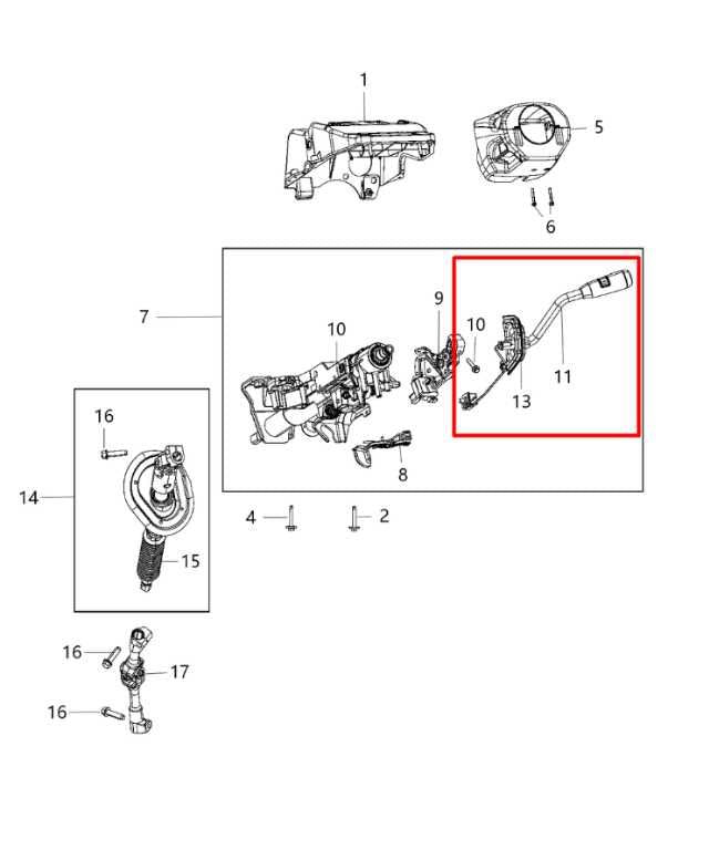 2011-18 Ram 2500 Tradesman Steering Column Auto Transmission Gear Shifter Lever - Alshned Auto Parts