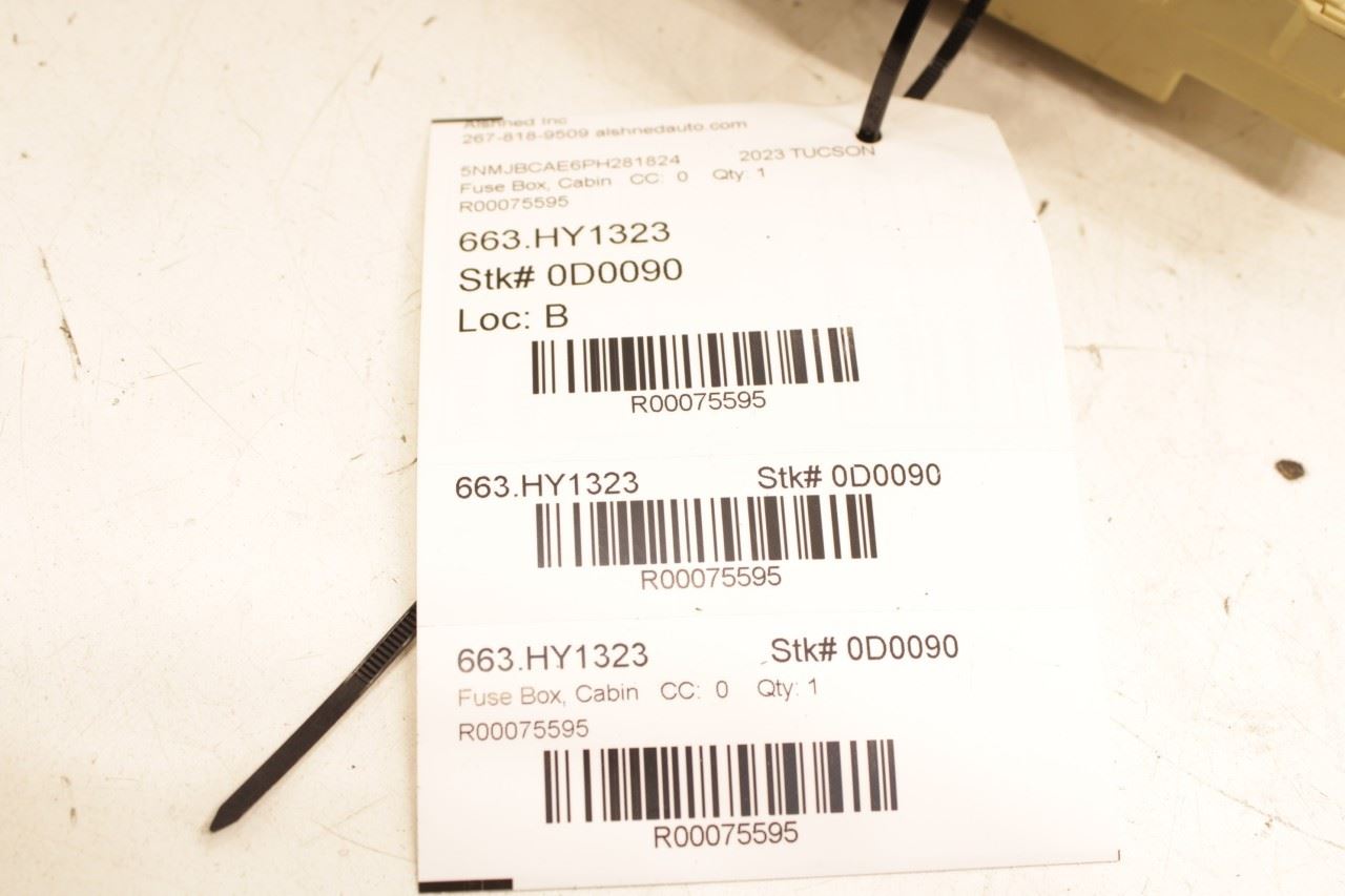 2022-23 Hyundai Tucson SEL 2.5L Cabin Instrument Panel Fuse Relay Junction Block - Alshned Auto Parts