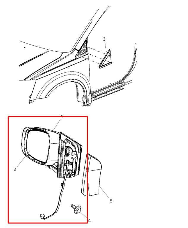 08-20 Dodge Grand Caravan SXT 3.6L Driver Left Side Rear View Mirror 1AB731SCAF - Alshned Auto Parts