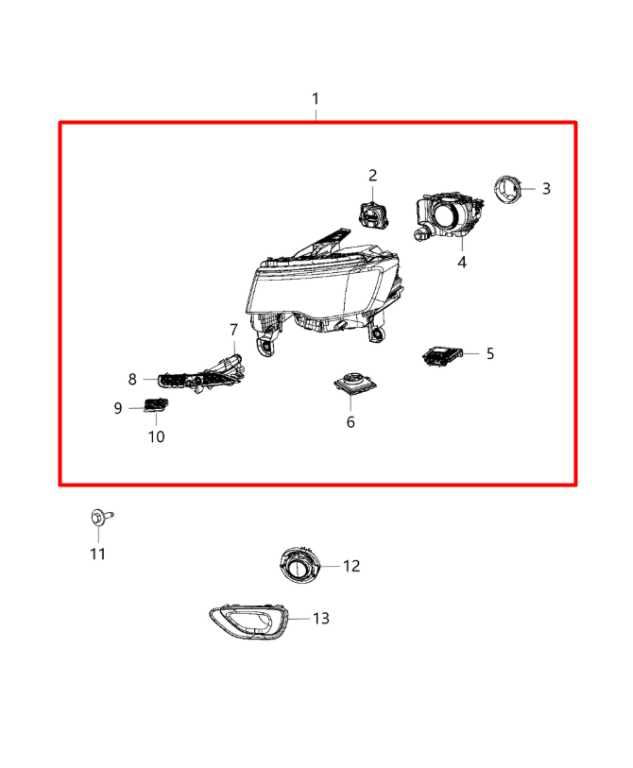 17-18 Jeep Grand Cherokee Overland Front LH Side HID Xenon Headlight Lamp *ReaD* - Alshned Auto Parts