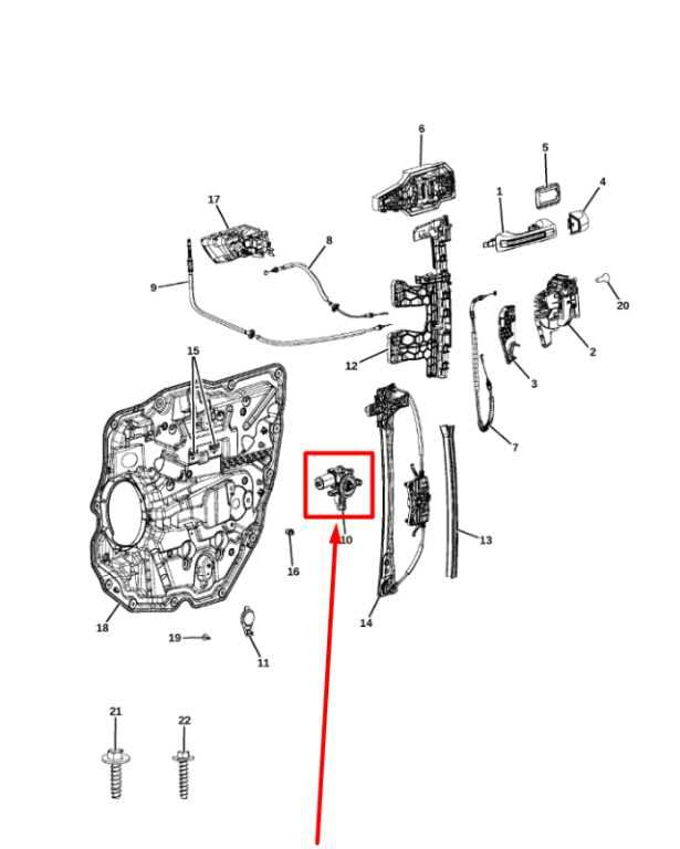 2019-24 Ram 1500 New Body Rear Right Side Door Window Regulator Motor 68321314AA - Alshned Auto Parts