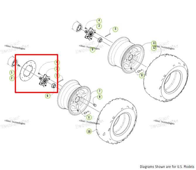2014-20 Arctic Cat Wildcat Trail 700 4WD Front Left Spindle Knuckle Hub w/ Brake - Alshned Auto Parts