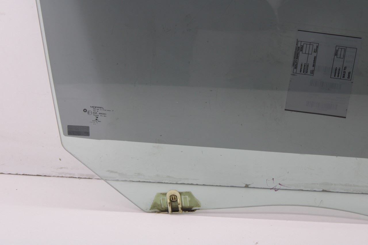 2011-18 RAM 1500 Laramie Front Right Passenger Side Door Window Glass 55112390AB - Alshned Auto Parts