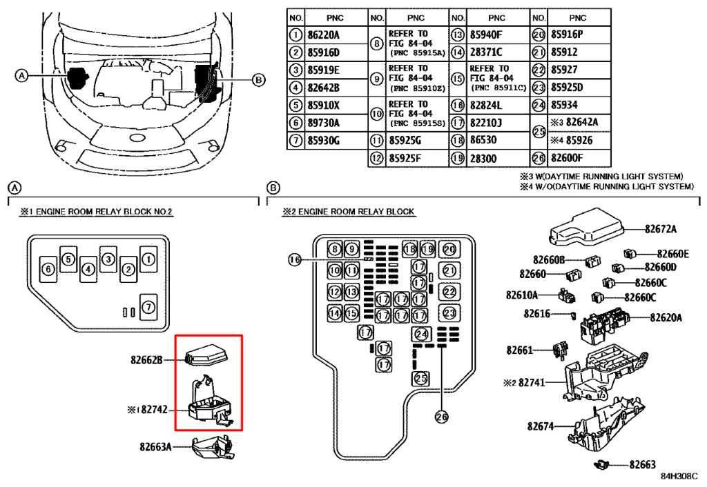 2016-2018 Toyota Sienna LE 3.5L FWD Engine Bay Fuse Relay Box 82672-08130 OEM - Alshned Auto Parts