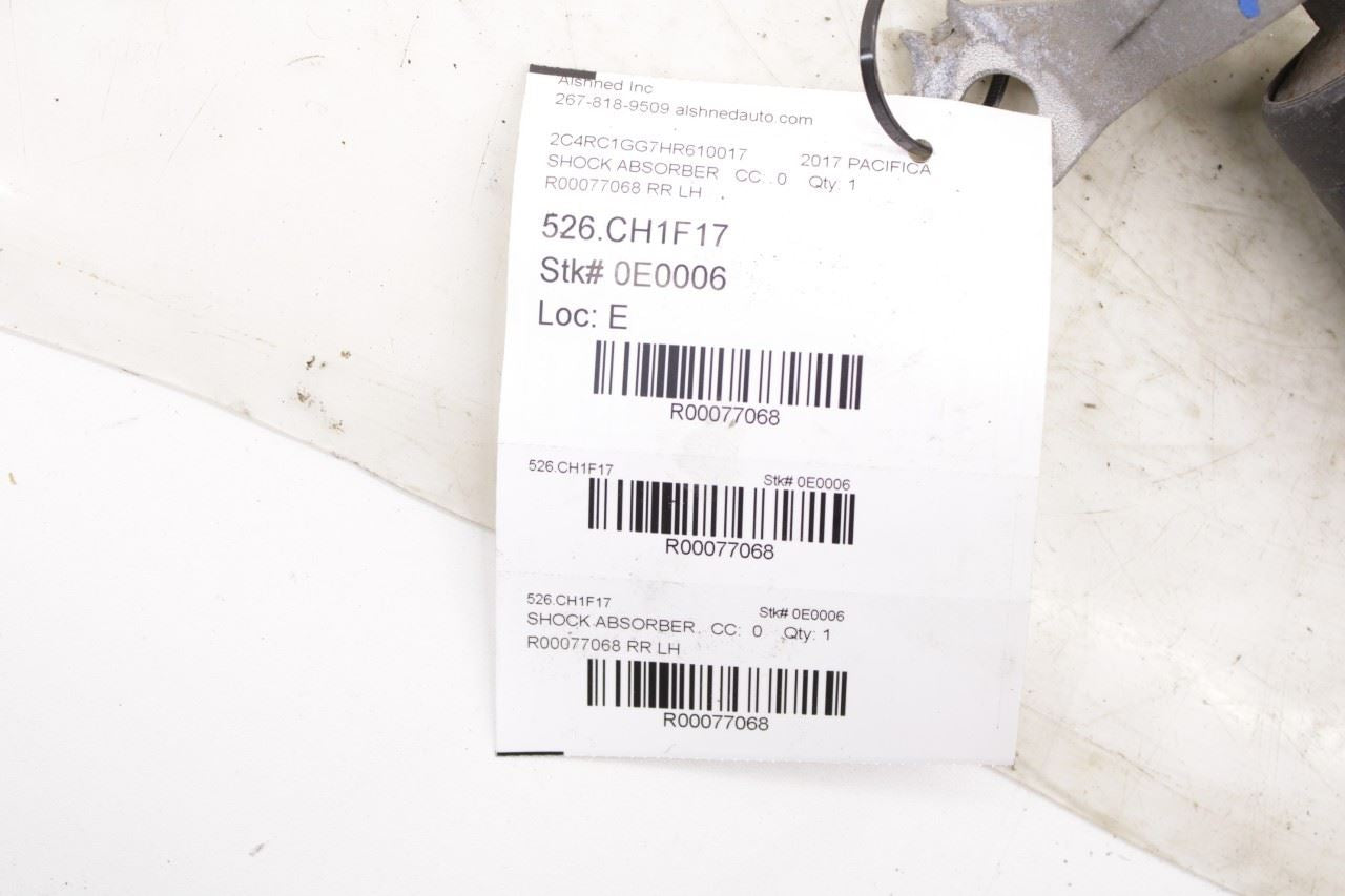 2017-2020 Chrysler Pacifica Limited 3.6L FWD Rear Left Side Shock Strut Absorber - Alshned Auto Parts