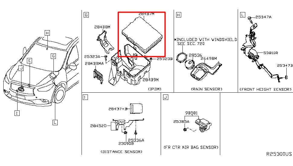 2014-19 Infiniti QX60 3.5L Engine Integrated Power Distribution Module Fuse Box - Alshned Auto Parts
