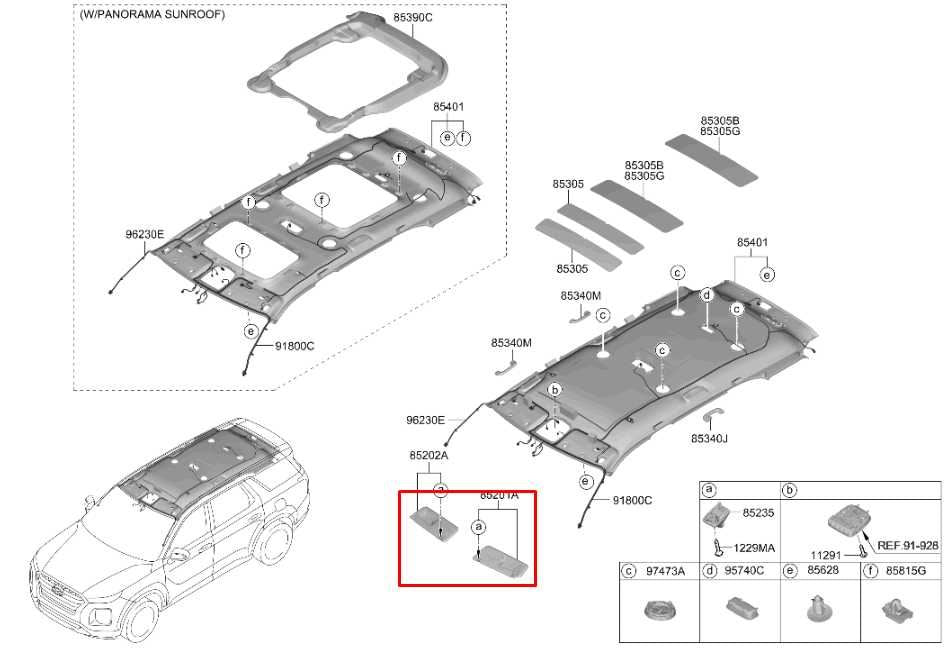2020-26 Hyundai Palisade Limited Front RH and LH Sun Visor w/ Illuminated Mirror - Alshned Auto Parts