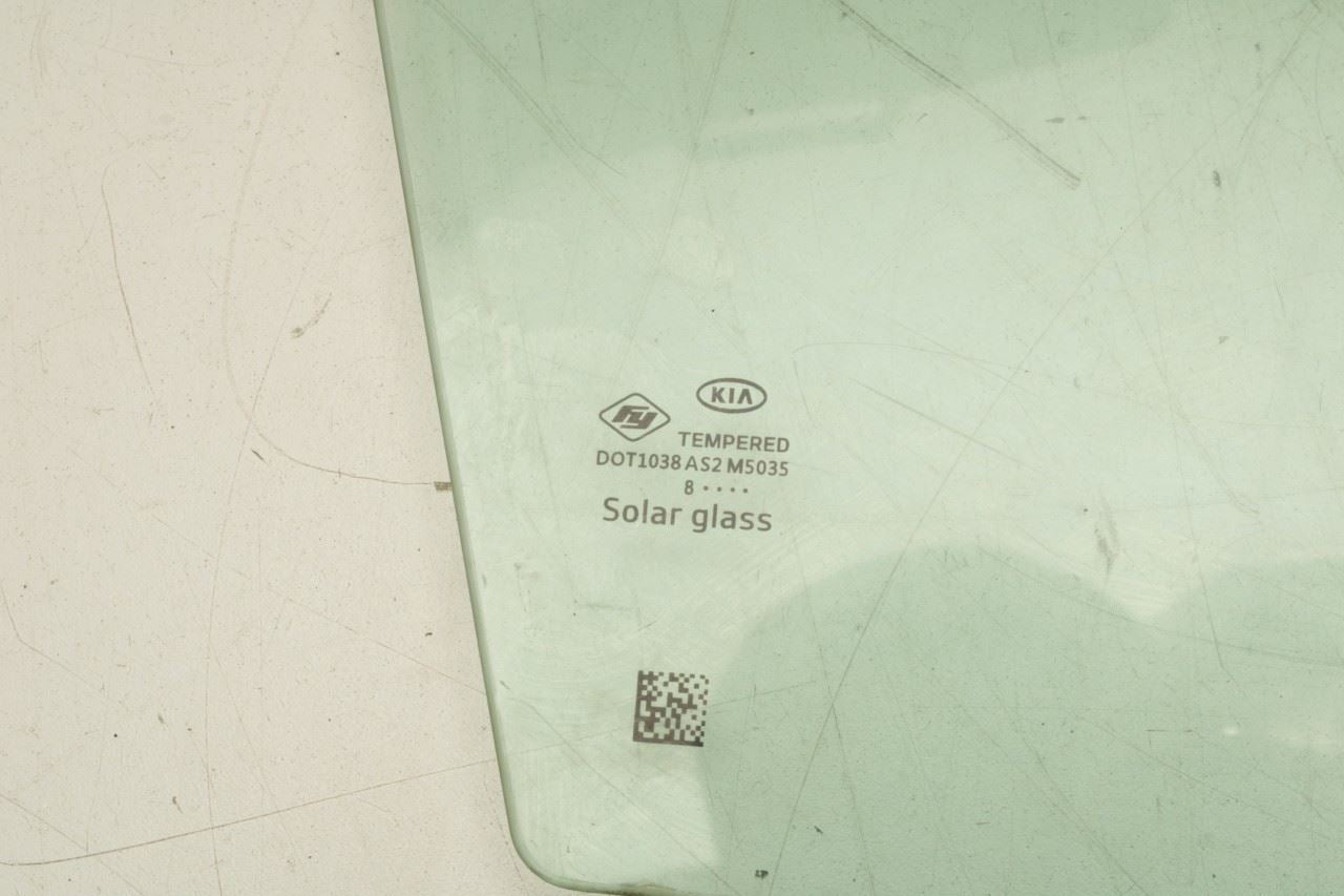 16-20 Kia Optima LX Rear Right Passenger Side Door Window Glass 83420-D5010 OEM - Alshned Auto Parts