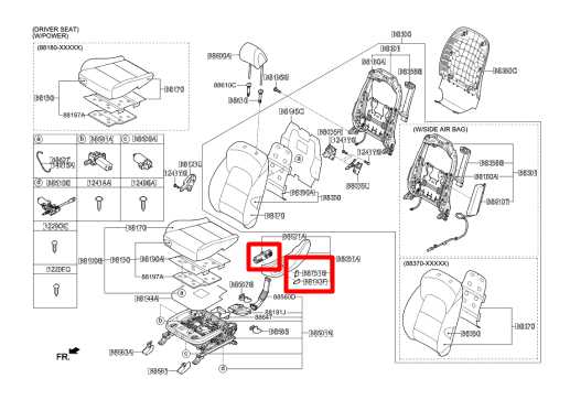15-21 Hyundai Tucson Value Front Left Side Seat Power Adjustment Control Switch - Alshned Auto Parts