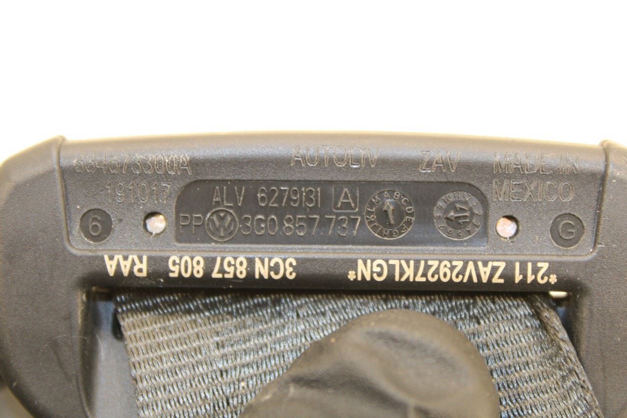 18-24 Volkswagen Atlas S 3.6L Rear Driver Left Side 2nd Row Seat Belt Retractor - Alshned Auto Parts