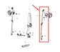 2019-21 Jeep Grand Cherokee Rear Left 2nd Row Seat Belt Retractor 6TB33HL1AA OEM - Alshned Auto Parts