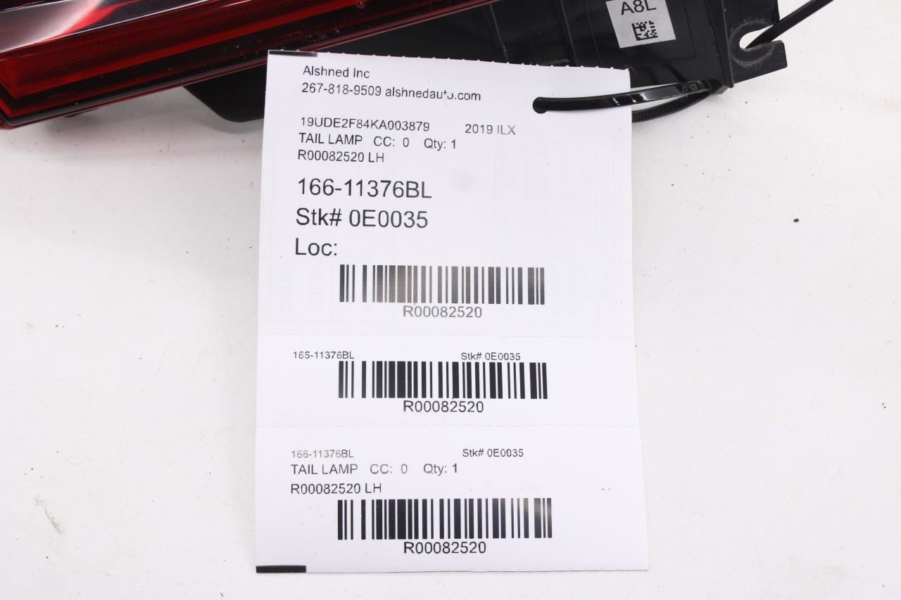 2019-22 Acura ILX Technology A-Spec Rear Left Driver Side Inner Tail Light Lamp11