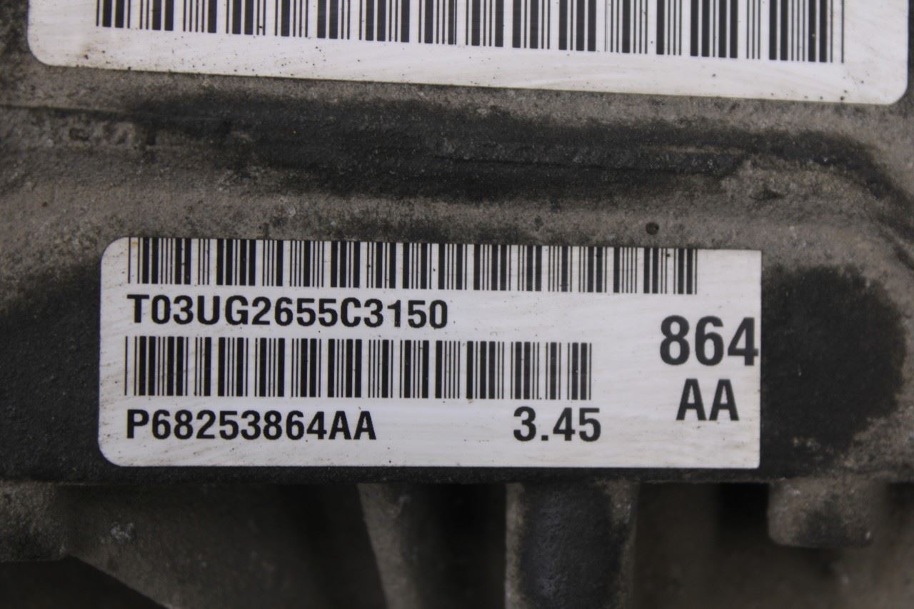 14-25 Dodge Durango SXT 3.6L AWD Rear Axle Differential Carrier 3.45 ratio 195mm5