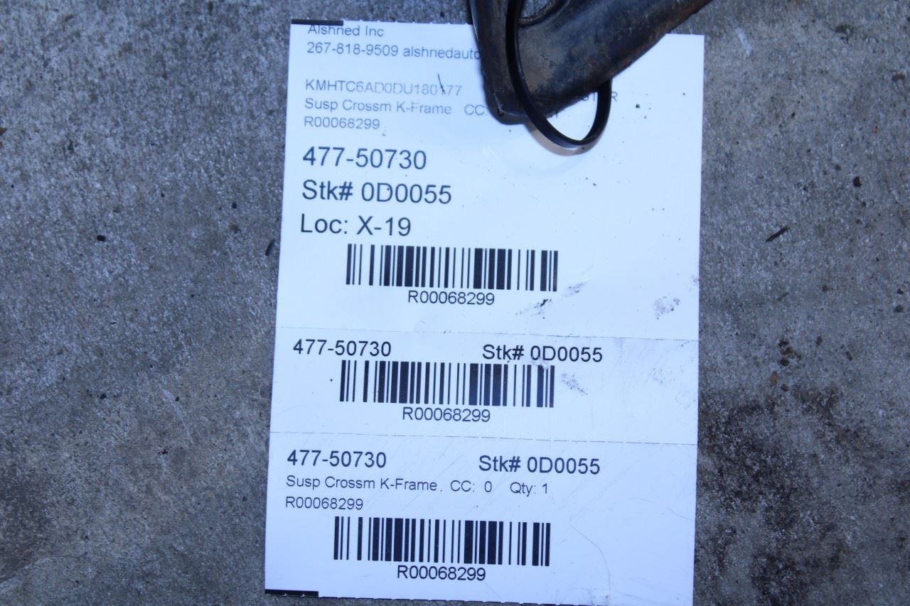 2011-2017 Hyundai Veloster Base FWD Front Crossmember Subframe 62400-3X200 OEM - Alshned Auto Parts
