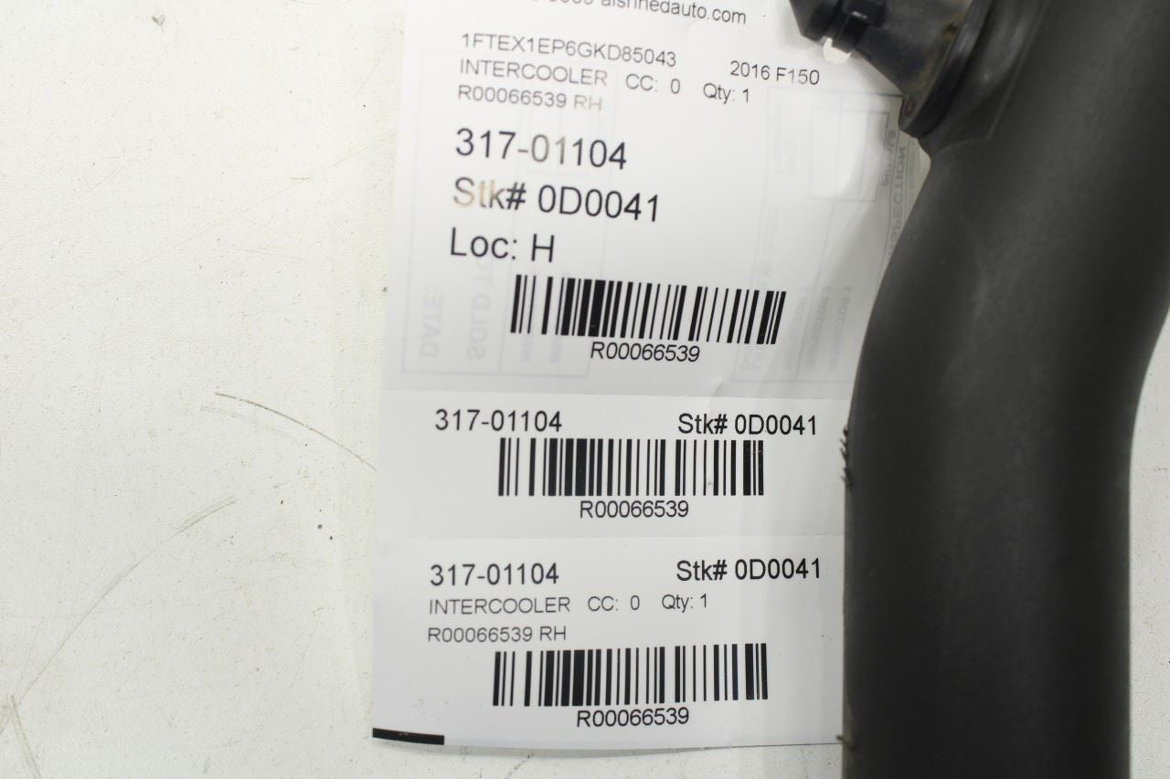 15-20 Ford F150 Super Cab Lariat 2.7L Upper Right Side Intercooler Air Duct Hose - Alshned Auto Parts