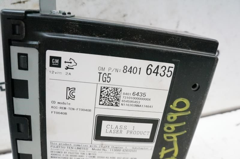 2015-19 Chevrolet Silverado 1500 Radio Audio Disc Player 84016435 OEM *UnlockeD* - Alshned Auto Parts