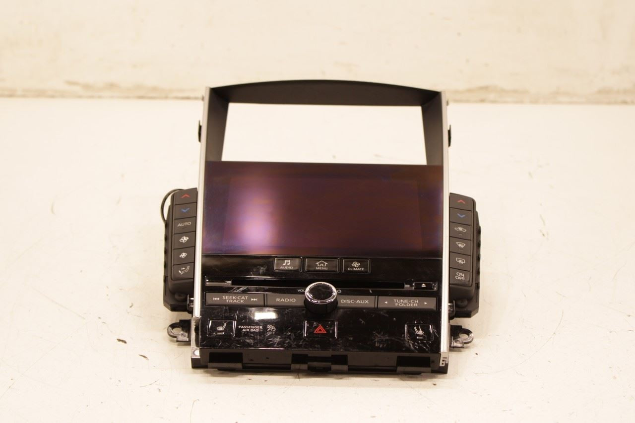 2015-2019 Infiniti Q50 Premium Radio Faceplate Climate Control Panel w/ Display - Alshned Auto Parts