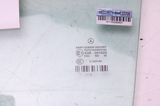 2011-2016 Mercedes-Benz E350 Sport 4MATIC Rear Left Side Door Window Glass - Alshned Auto Parts