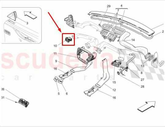 2014-2017 Maserati Ghibli Front Left Side Dash Outer Air Vent Grille 6700190620 - Alshned Auto Parts