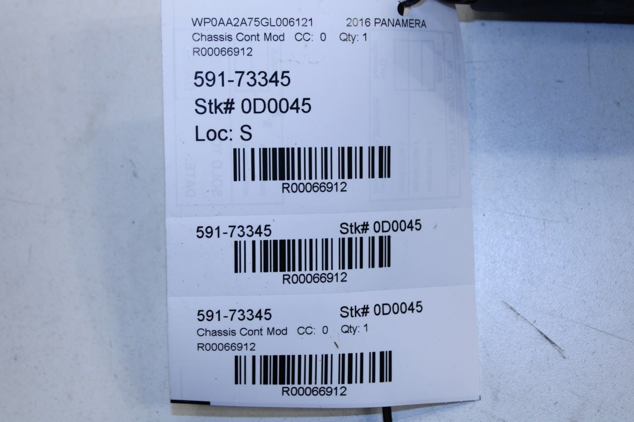 2014-2016 Porsche Panamera 4 AWD Parking Assist Aid Control Module 97061818352 - Alshned Auto Parts