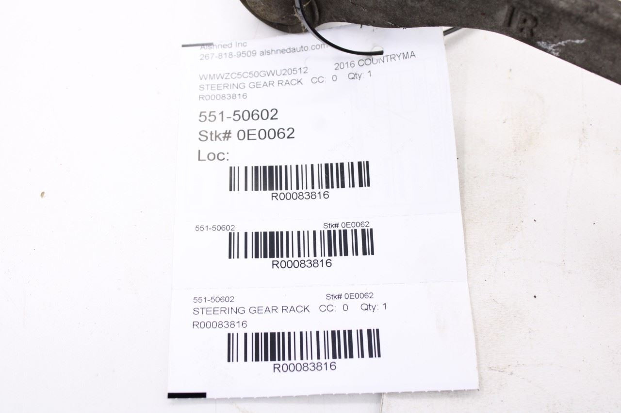 2011-16 Mini Countryman Cooper S 1.6L AWD Electric Steering Gear Rack and Pinion14