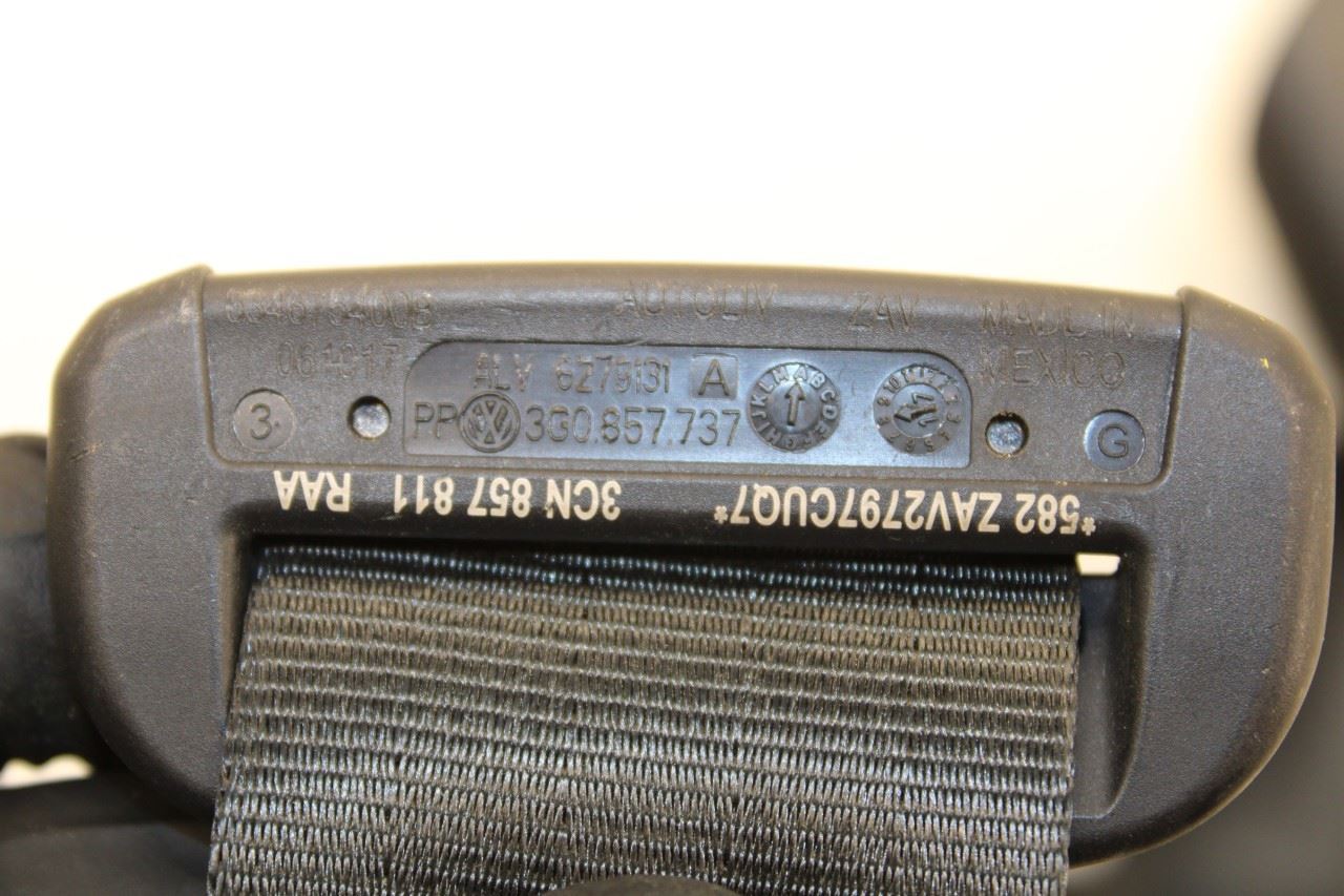 18-24 Volkswagen Atlas S 3.6L Rear Driver Left Side 3rd Row Seat Belt Retractor - Alshned Auto Parts